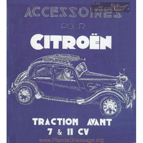 Citroen 7cv 11cv Accessories Traction Avant