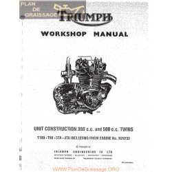 Triumph 350 500 Workshop 1963 1974 Manual