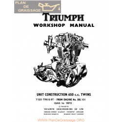 Triumph 63 70 Factory Workhop Manual