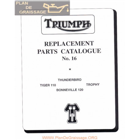 Triumph Pre Unit 650 Duplex Parts Book 1962