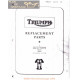 Triumph Pre Unit Parts Book 1957