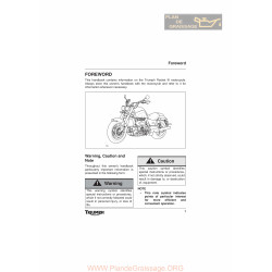 Triumph Rocket Iii Manual De Intretinere