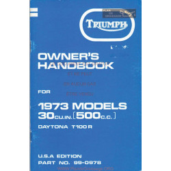 Triumph T 100 1973 Manual De Intretinere