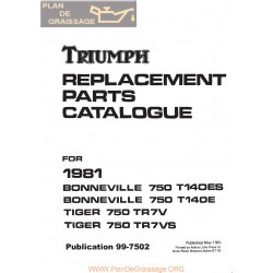 Triumph T140 Tr7 750 1980 Unit Twins