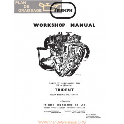 Triumph T150 Workshop Manual 1969 73