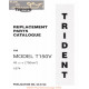 Triumph T150v 1974 Parts Book