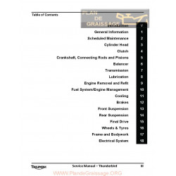 Triumph Thunderbird Service Manual