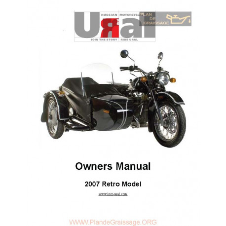 Ural Retro Model 2007 Manual De Intretinere