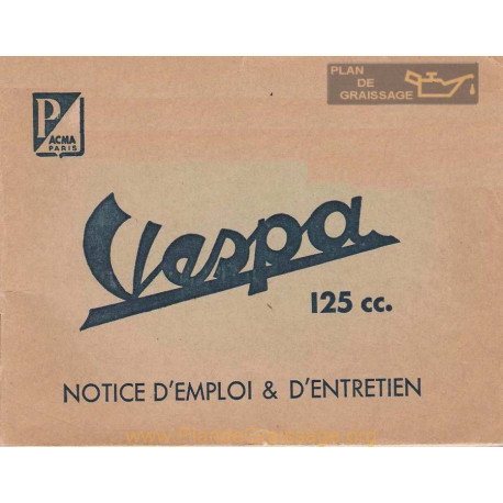 Vespa 125 Acma Ne 1955
