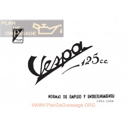 Vespa 125 N Manual Usuario 1953 54