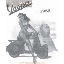 Vespa 125 Version 1952 Manual De Taller Estudio Rmt Fr