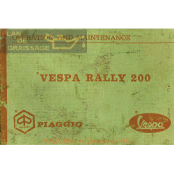Vespa 200 Rally Vse1 Manual Uso Y Mantenimiento Edicion 1972 Gb