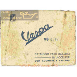 Vespa 98 Despiece Con Variante Ed 1948 It