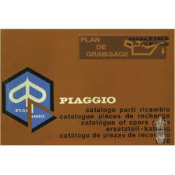 Vespa P125x P200e Spare Parts Manual Multilanguage
