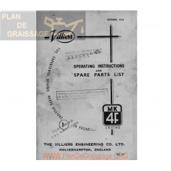 Villiers 4f 1954 Manual Y Despiece