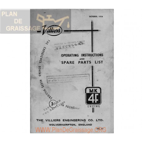 Villiers 4f 1954 Manual Y Despiece