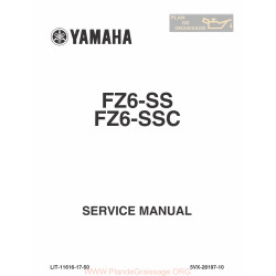 Yamaha Fz6 Ss Ssc 2004 Manual De Reparatie