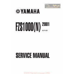 Yamaha Fzs 1000 N 2001 Manual De Reparatie
