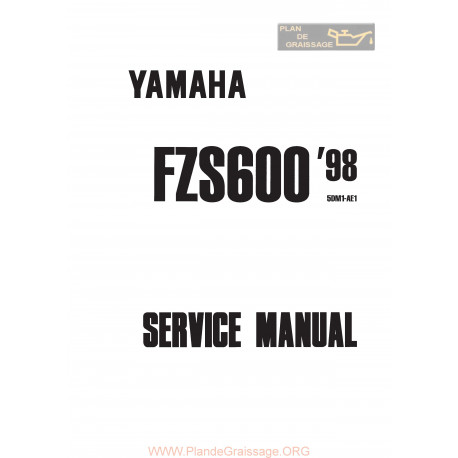 Yamaha Fzs 600 Fazer 1998 Manual De Reparatie