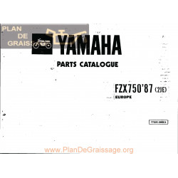 Yamaha Fzx 750 Parts Catalog