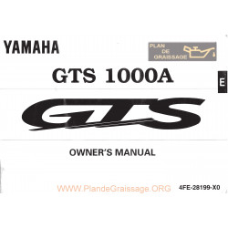 Yamaha Gts 100a Manual