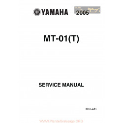 Yamaha Mt 01 T 2005 Manual De Reparatie