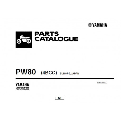 Yamaha Pw 80 Parts List