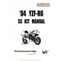 Yamaha R6 2003 2004 Race Manual