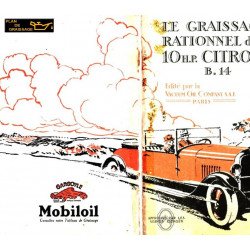 Citroen B14 10hp Graissage Rationnel Mobiloil