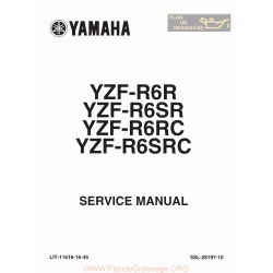 Yamaha R6 R Sr Rc Src 2003 Manual De Reparatie