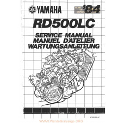 Yamaha Rd 500 Lc 1984 Manual De Reparatie