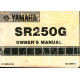 Yamaha Sr 250 G Manual De Intretinere