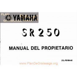 Yamaha Sr 250 Manual De Intretinere