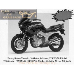 Yamaha Tdm 850 1996 Microfise