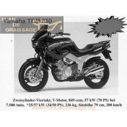 Yamaha Tdm 850 1996 Microfise