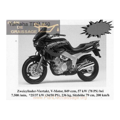 Yamaha Tdm 850 1996 Microfise