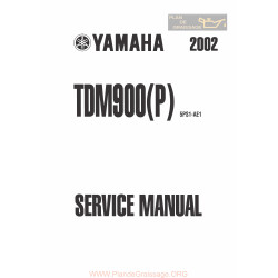 Yamaha Tdm 900 P 2002 Manual De Reparatie