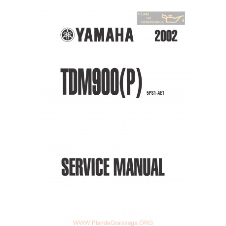 Yamaha Tdm 900 P 2002 Manual De Reparatie