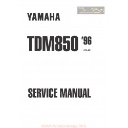Yamaha Tdm 96 Serv Manual