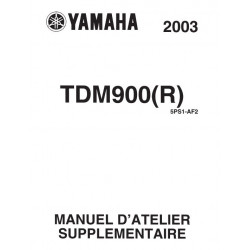 Yamaha Tdm900 2003 S5ps1 Af2 Supplement Manuel