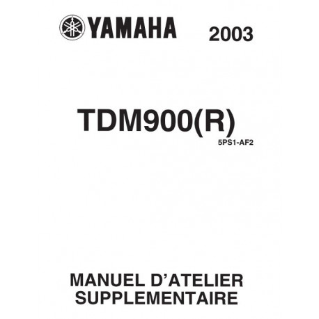 Yamaha Tdm900 2003 S5ps1 Af2 Supplement Manuel