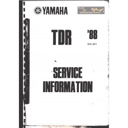 Yamaha Tdr 250 1988 Manual De Reparatie
