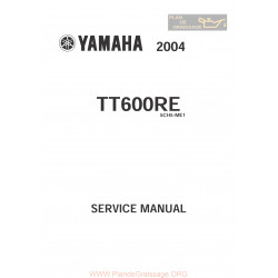 Yamaha Tt 600re 5ch5 2003 Service Manual