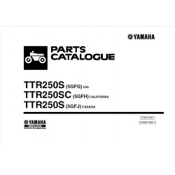 Yamaha Tt R 250 Part Catalogue