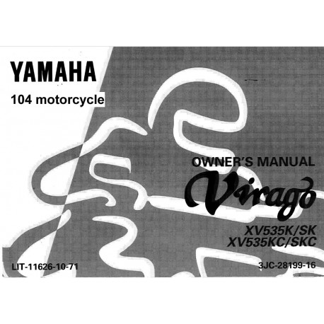Yamaha Virago Xv 535 K Sk Kc Skc 1997