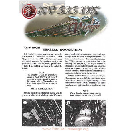 Yamaha Virago Xv 535 Reoair Manual
