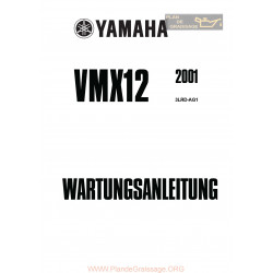 Yamaha Vmax Vmx 12 2001 Manual De Reparatie