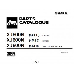 Yamaha Xj 600 Parts List