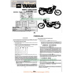 Yamaha Xj 650 5v2 1982 Ingles Despiece