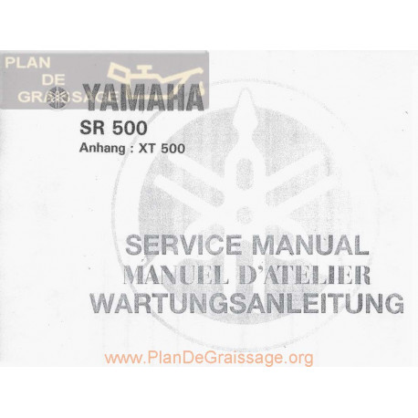 Yamaha Xt 500 Manual De Reparatie